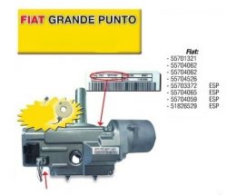 colonne de direction Fiat Grande Punto